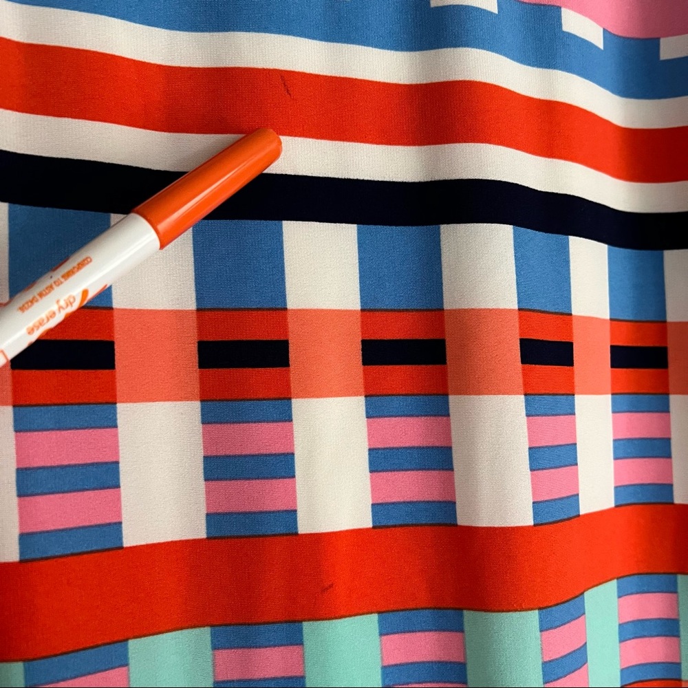 Eliza J Mixed Striped Shift Dress size 12P - Picture 3 of 10